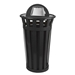 Oakley Dome Top Waste Receptacles - M2401-DT-BK