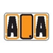 Alpha "A" Labels Orange - Pack of 240 - J7710