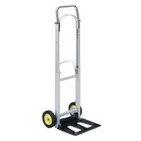 Hide-Away Hand Truck Dolly; Folding hand truck; Folding hand cart; Hand cart; Hand truck; Mobile cart; Facility maintenance; Rolling dolly
