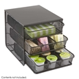 3275BL : Safco Onyx Mesh Hospitality Organizer - 3 Drawer