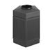 Canmeleon Pentagon Black Waste Receptacle, 45 Gallon